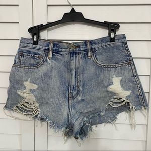 Hollister denim shorts